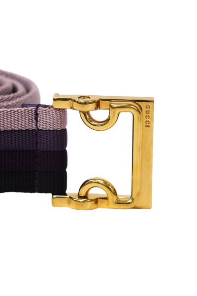 Cintura Gucci in tessuto - viola