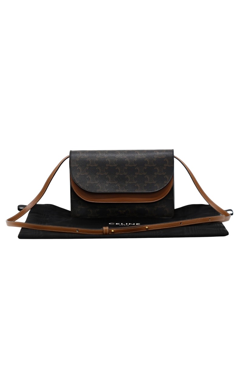 Celine Wallet Tela Triomphe