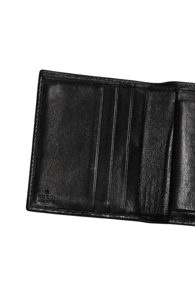 Portafoglio Gucci nero Intreccio GG