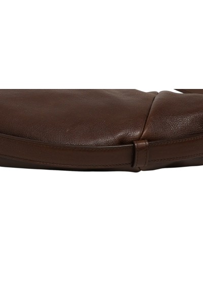 YSL HOBO SAHARIENNE MARRONE