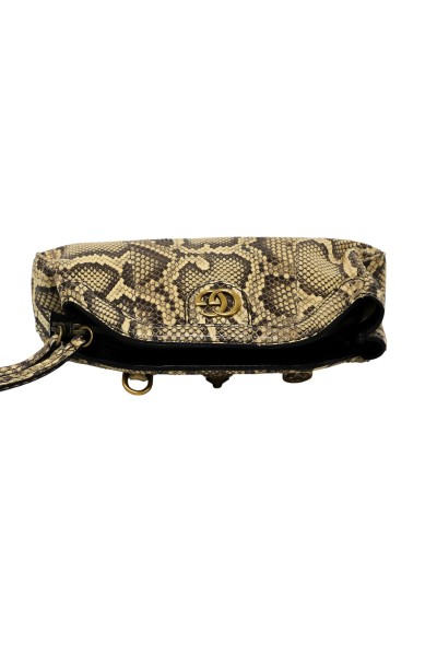 Gucci Pitone Rebelle Top Handle Small
