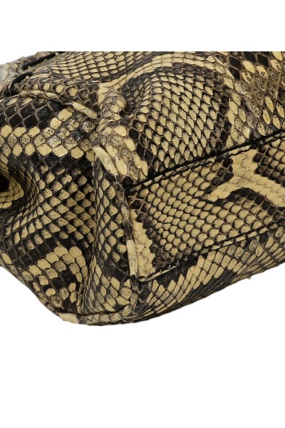 Gucci Pitone Rebelle Top Handle Small