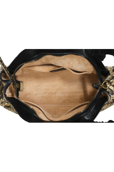 Gucci Pitone Rebelle Top Handle Small