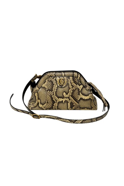 Gucci Pitone Rebelle Top Handle Small