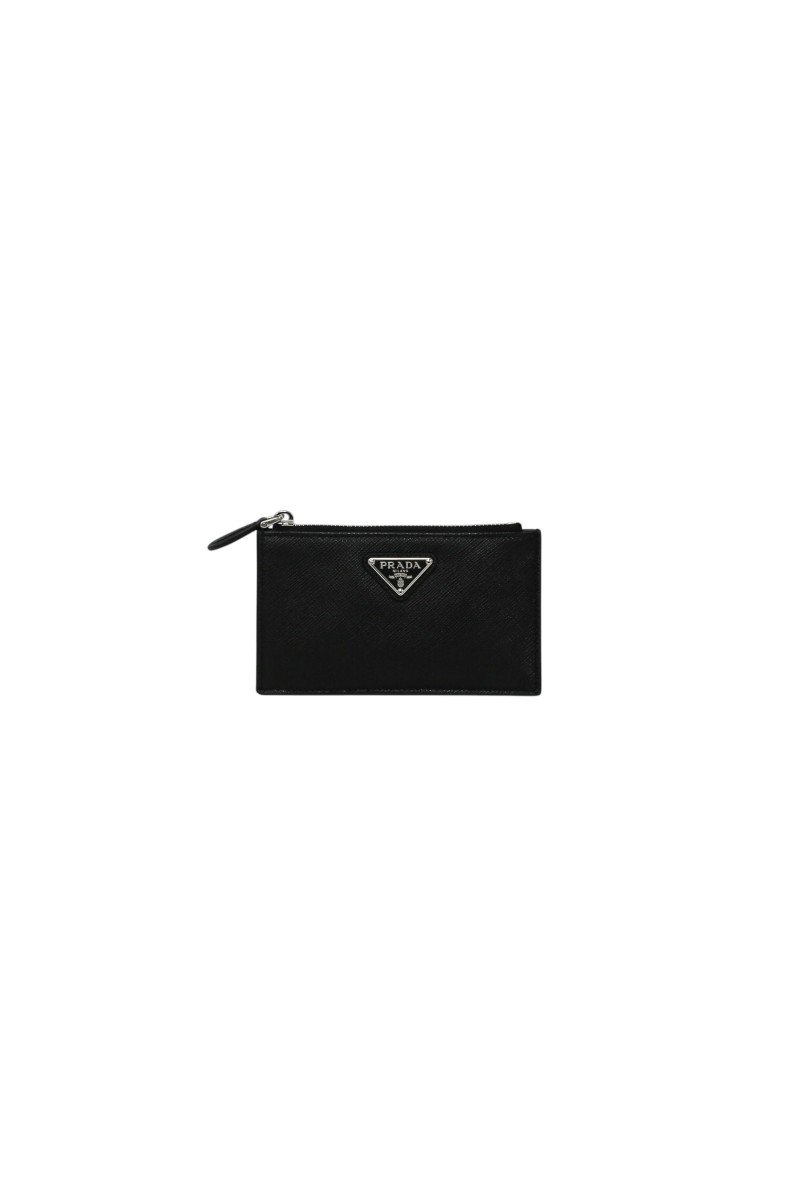 Prada Portacarte Nero Saffiano
