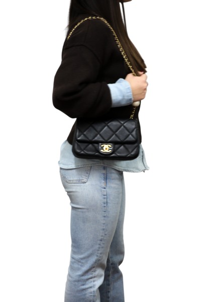 Chanel Double Pearl Flap