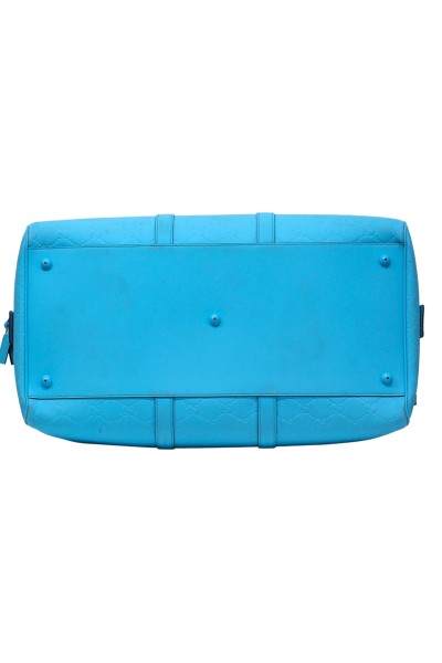 Gucci GG Rubber Borsone Turchese