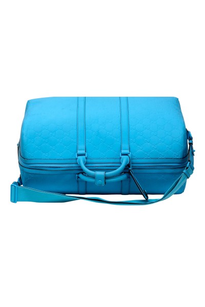 Gucci GG Rubber Borsone Turchese