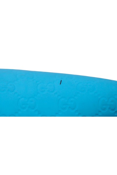 Gucci GG Rubber Borsone Turchese
