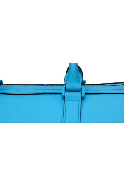 Gucci GG Rubber Borsone Turchese