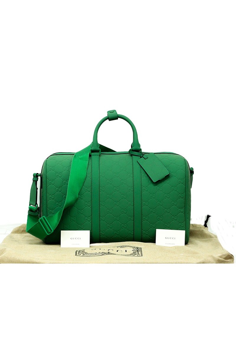 Gucci GG Rubber Borsone Verde