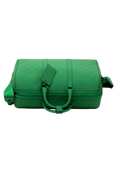 Gucci GG Rubber Borsone Verde